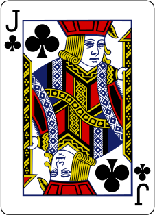 Jack of clubs